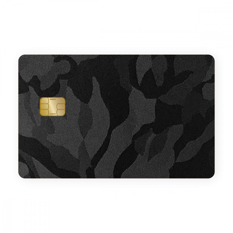 Black Camo Card