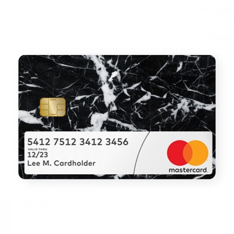Black Marble With Window Card