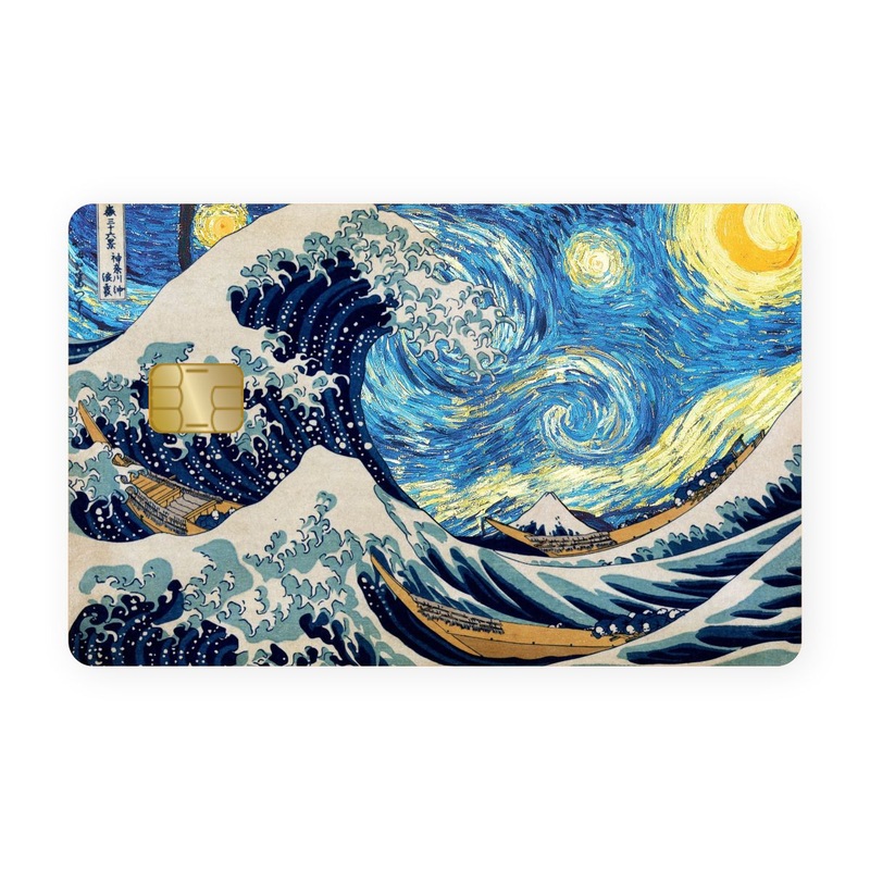 Blue Waves Card WrapCart X Jumbo