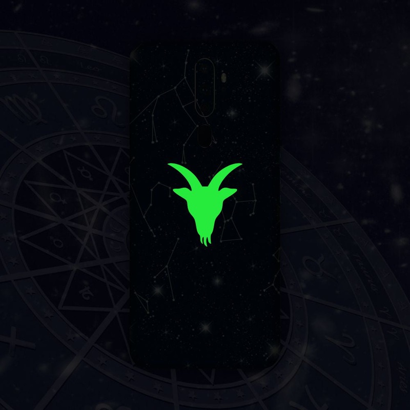 Zodiac Capricorn Neon