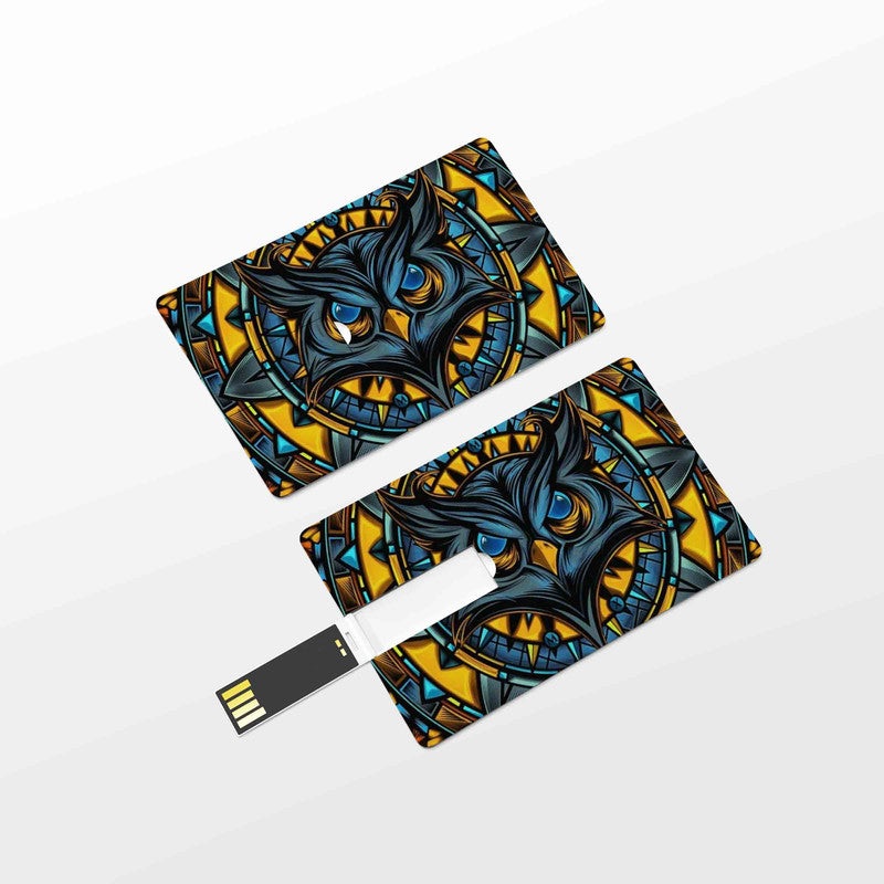 Mighty Owl Yellow Pen Drive