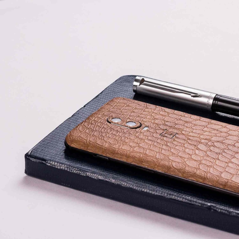 Brown Crocodile Leather