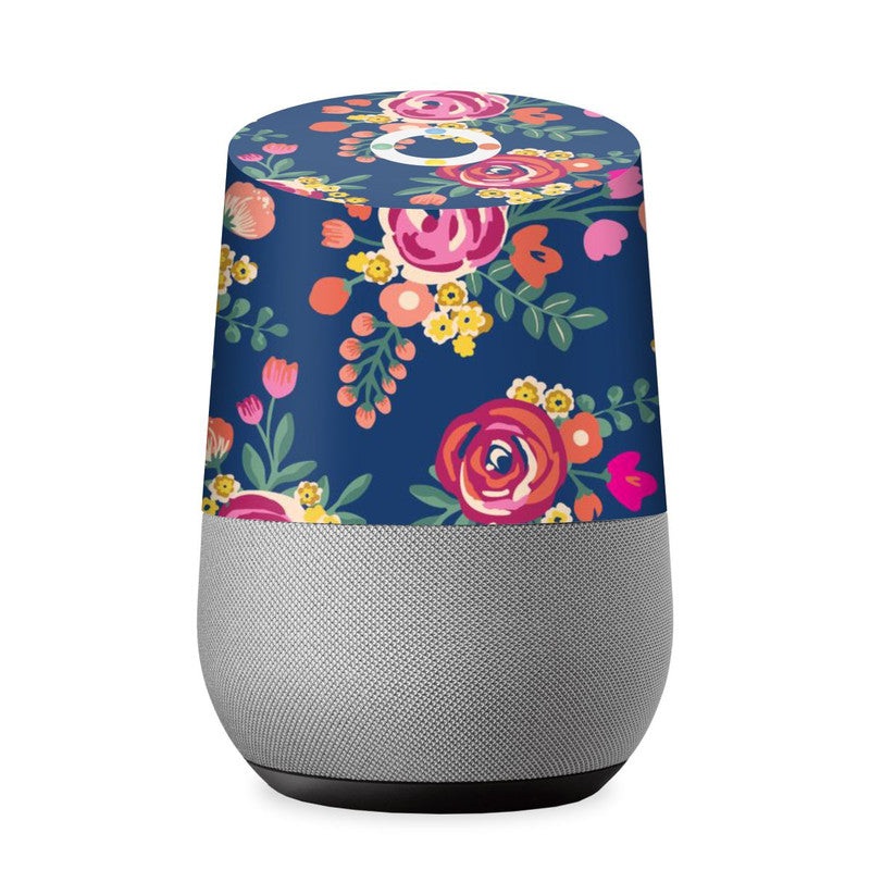 Classic Floral Skin For Google Home