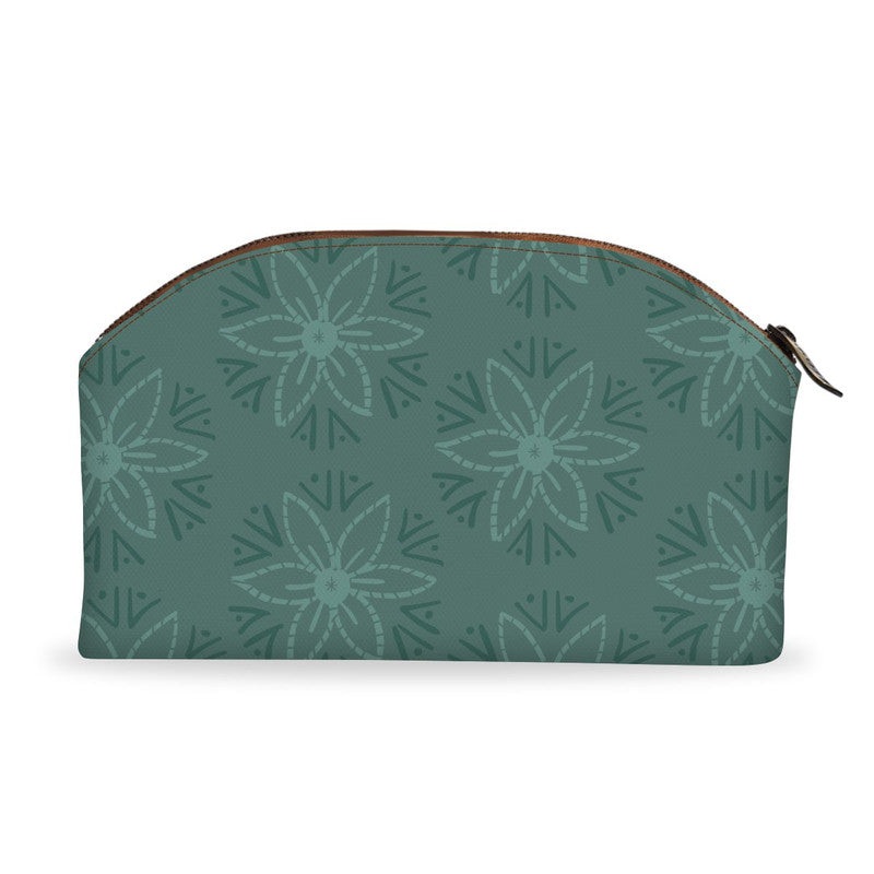 Coral Green Tech Pouch