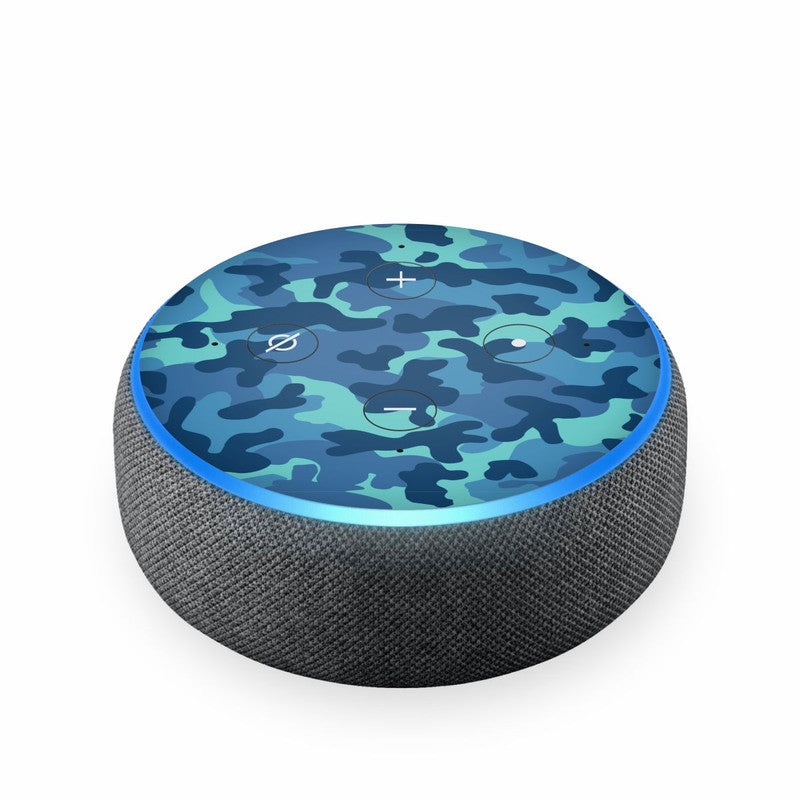Grove Blue Camo Skin For Amazon Echodot