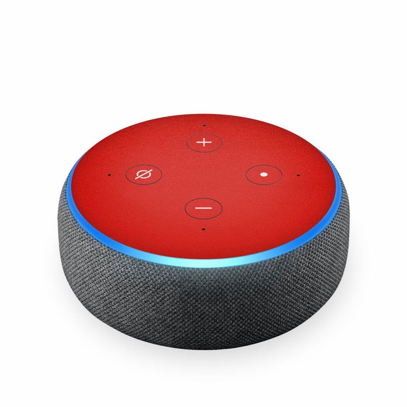 Matte Red Skin For Amazon Echodot