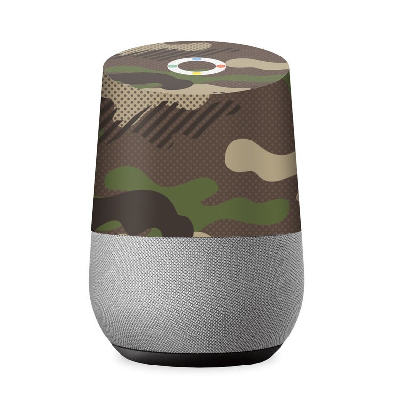 Military Crocodile Camo Skin For Google Home