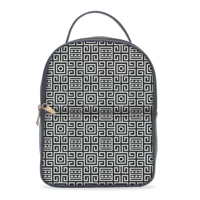 Tribal Black And White Backpack