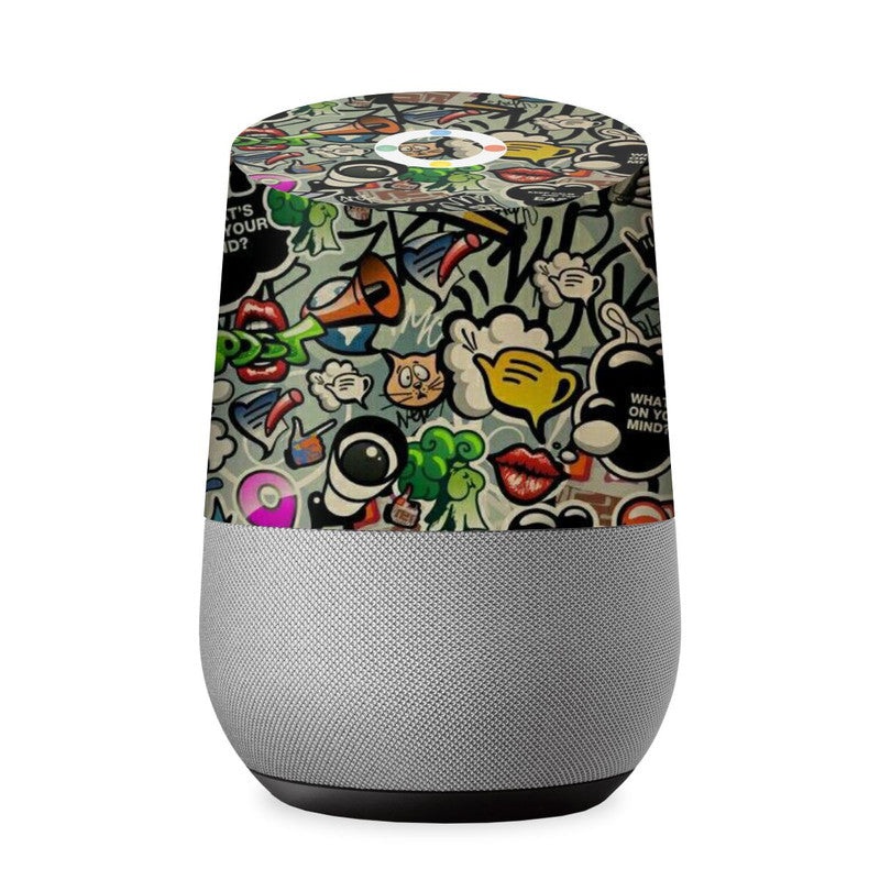 Vocalize Abstract Skin For Google Home