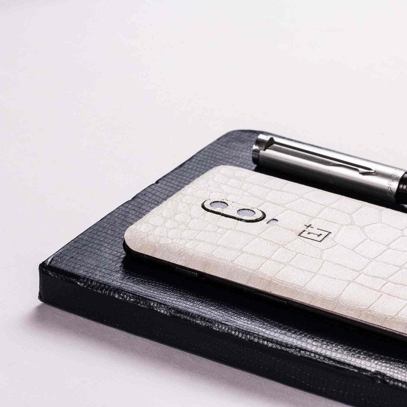 White Crocodile Leather