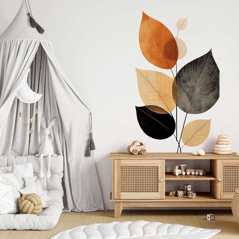 AESTHETIC LEAVES WALL STICKER