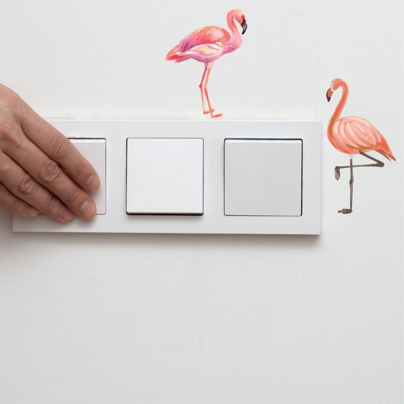 FLAMINGO WALL STICKER