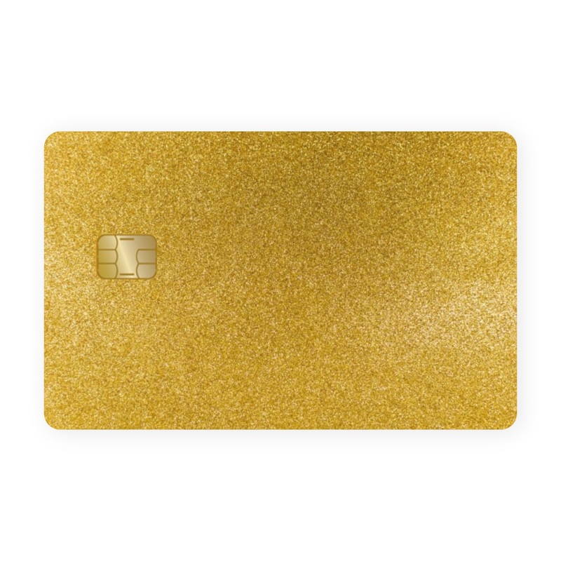 Gold Glitter Card