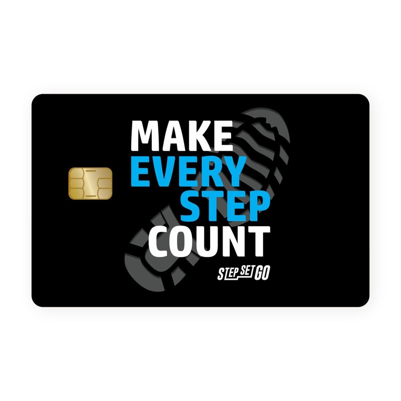 StepSetGo - Make Every Step Count Card