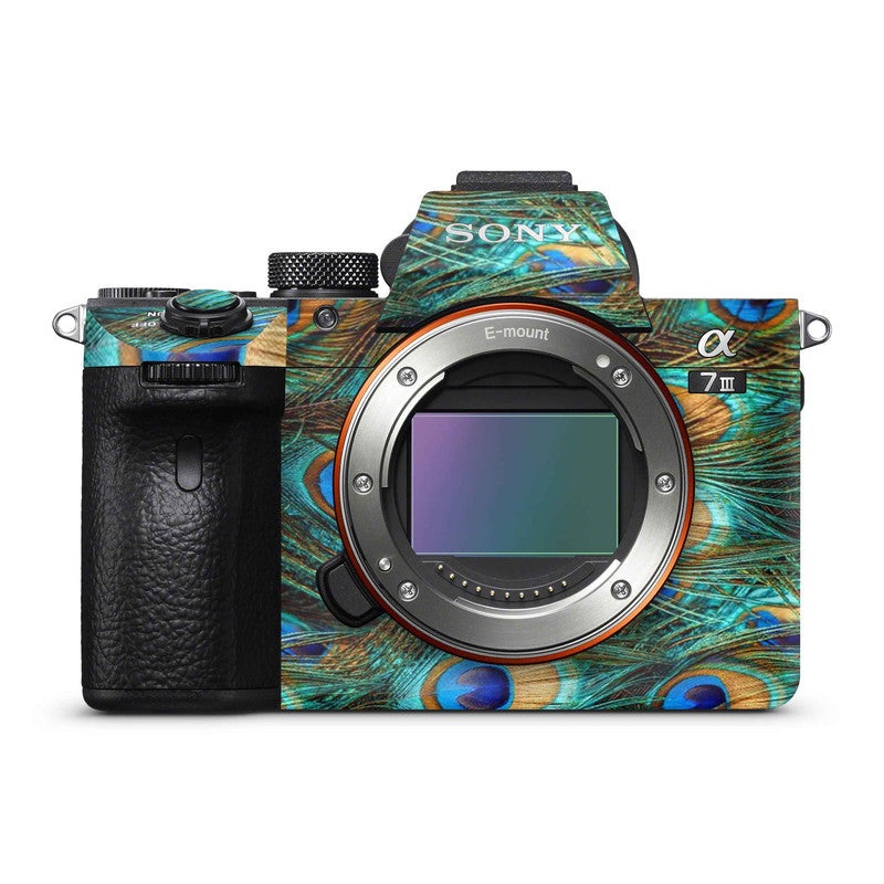 Peacock Feathers Camera Skin