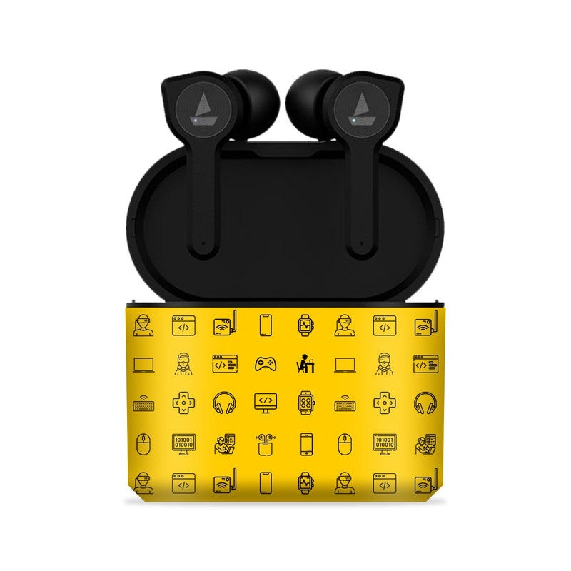 Tech Icons Yellow Skin For Boat 408