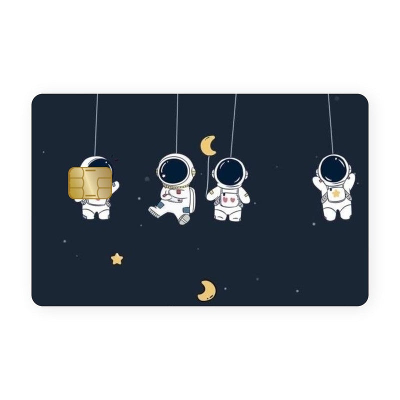 Astronaut Swing Card