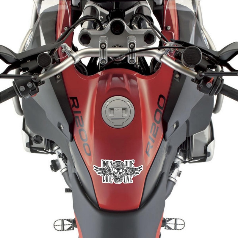 Born To Ride Bike Fuel Tank Decal