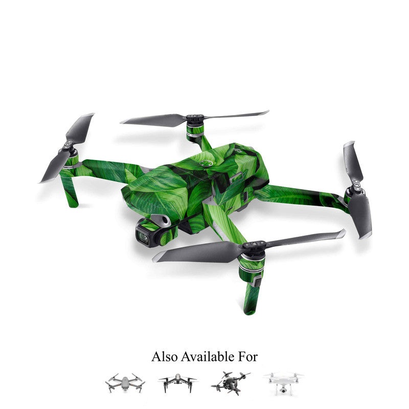 Green Leaves Drone Skin