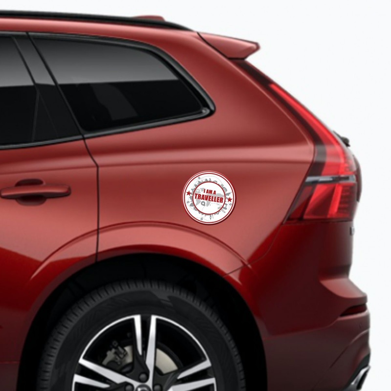 Traveller Car Fuel Tank Decal