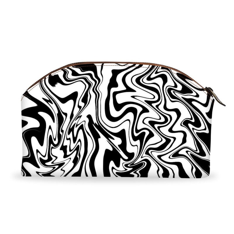 Zebra Swirl Tech Pouch