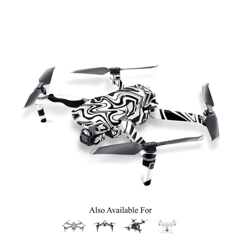Zebra Swirls Drone Skin