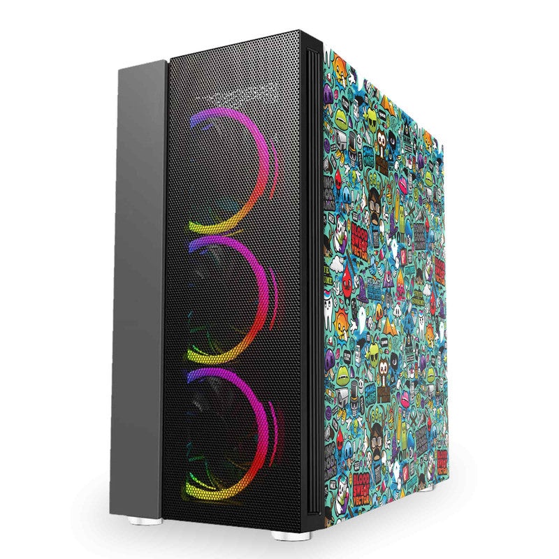 Blue Abstract CPU Wrap