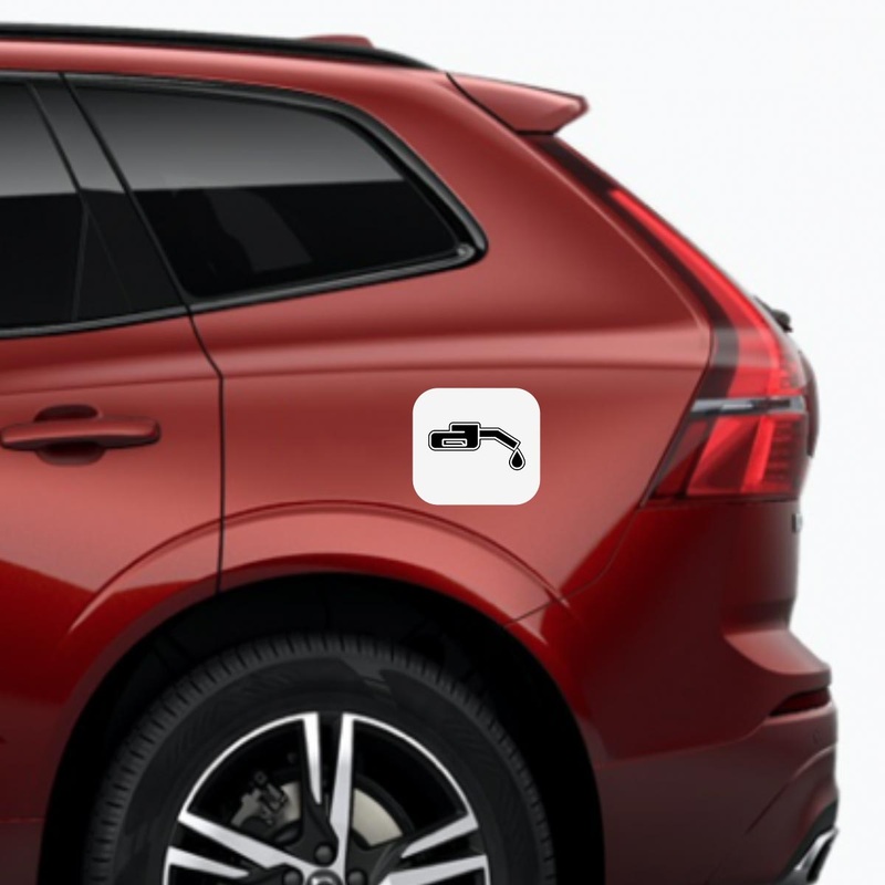 Fuel Drops - Square Car Fuel Tank Decal