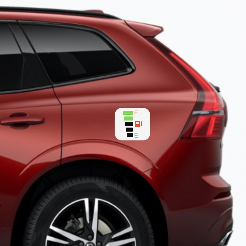 Full/Empty Tank Decal