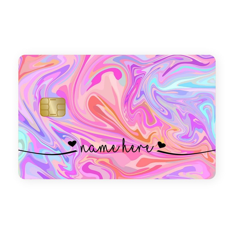 Liquid Swirl -Custom Name Card