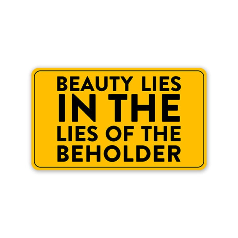 Beauty Car Sticker