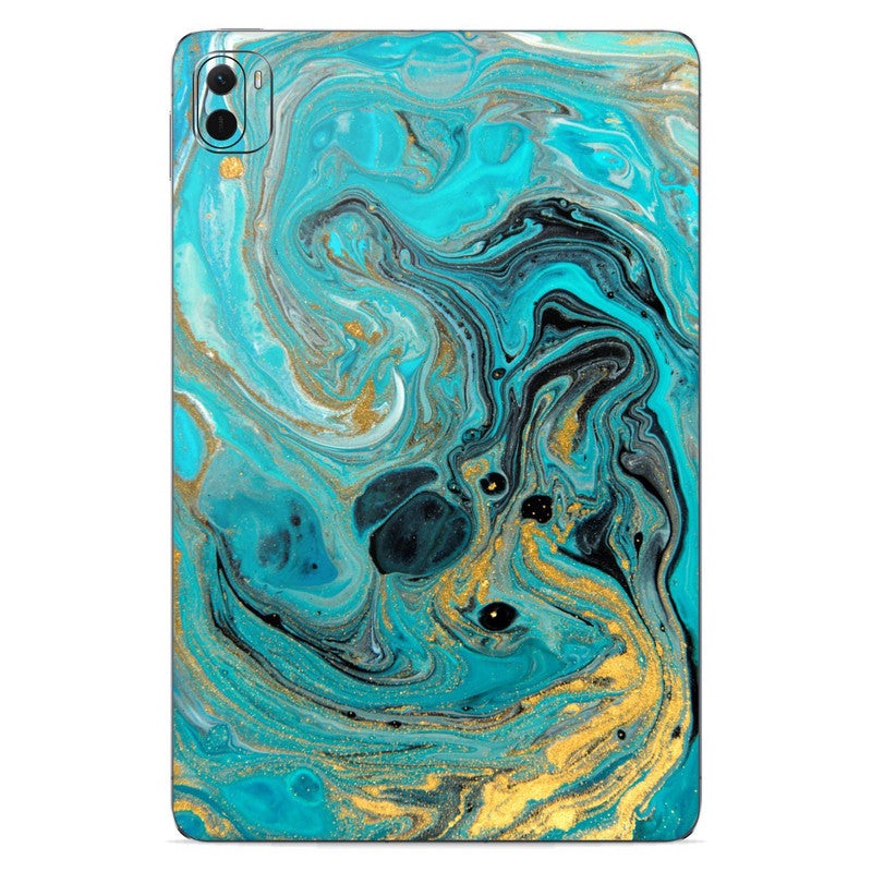 Blue Gold Xiaomi Pad Skin