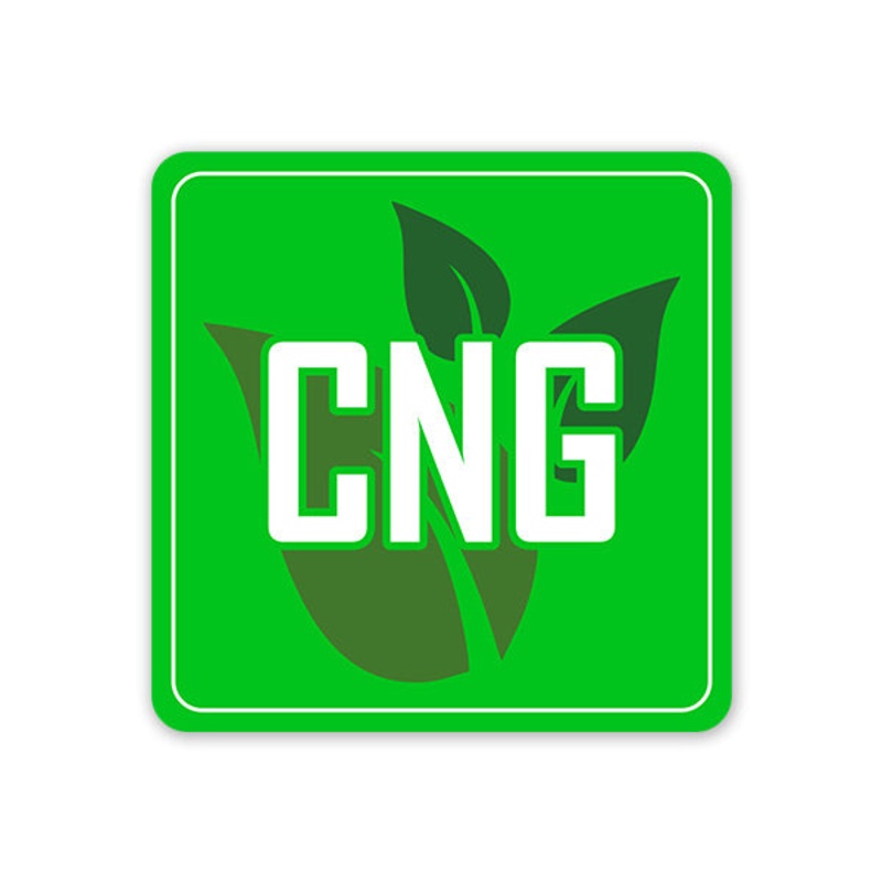 CNG Car Sticker