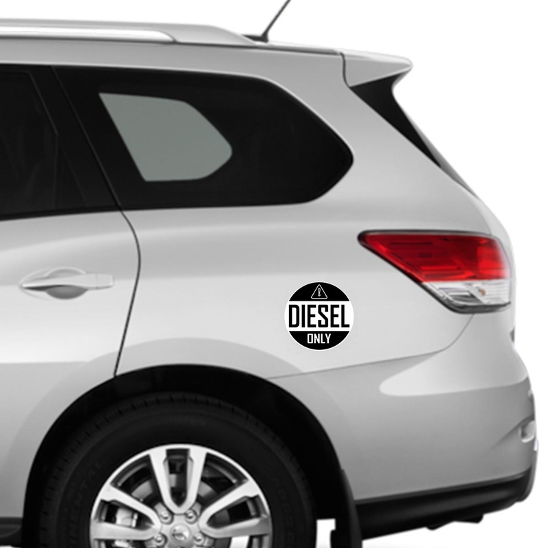 Diesel #5 Car Fuel Tank Decal
