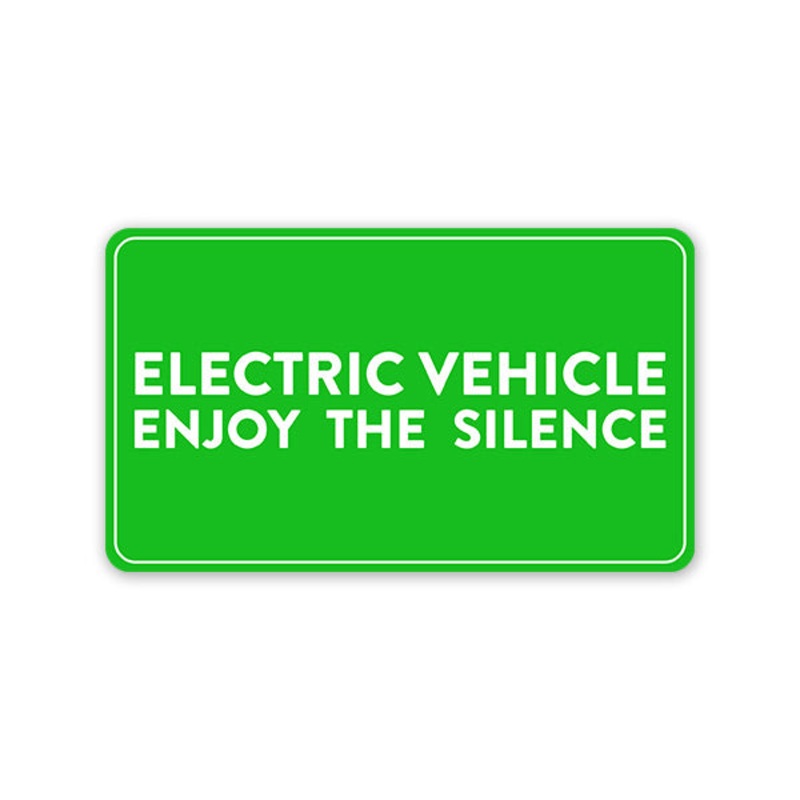 Electric Vehicle Car Sticker