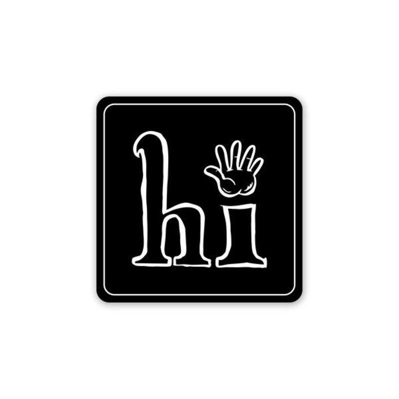 Hi Car Sticker
