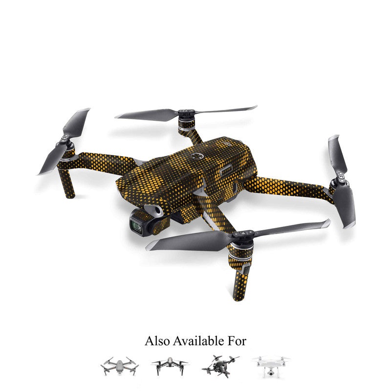 Matrix Design - Orange 1 Drone Skin
