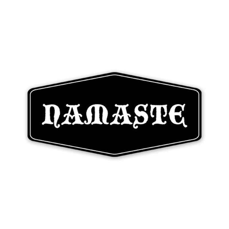 Namaste Car Sticker