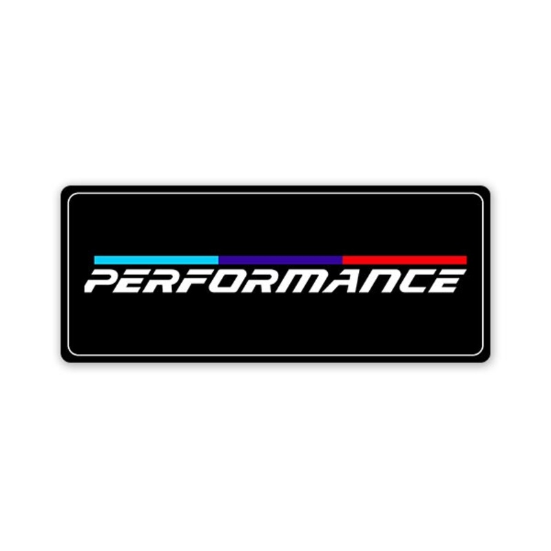 Performance Car Bumper Sticker