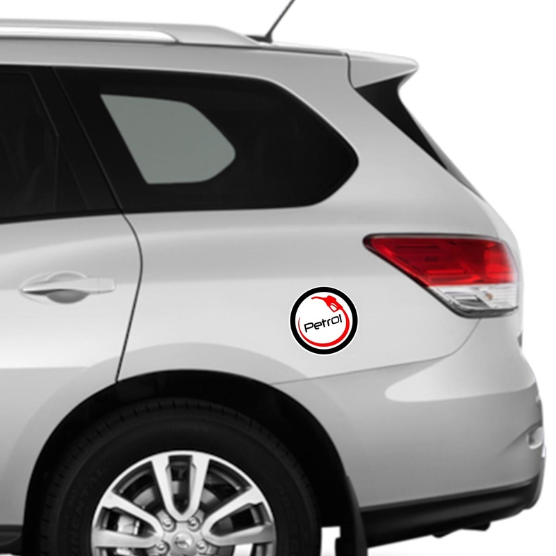 Petrol #4 Car Fuel Tank Decal