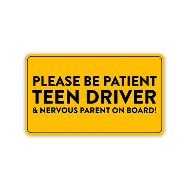 Teen Driver Car Sticker
