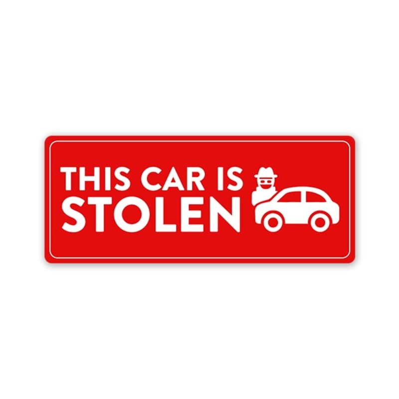 This Car Is Stolen Car Bumper Sticker
