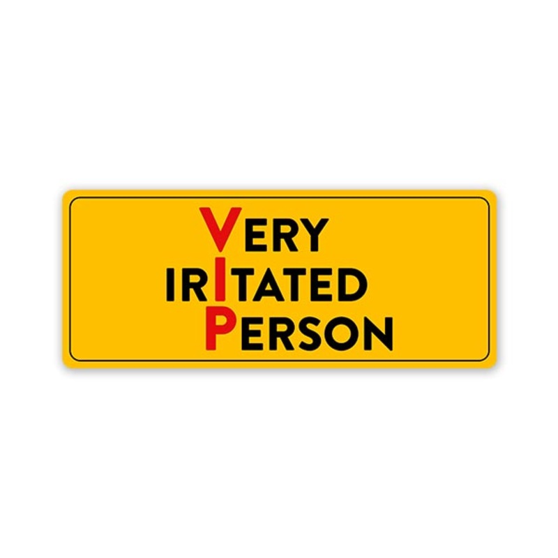 Vip Car Bumper Sticker