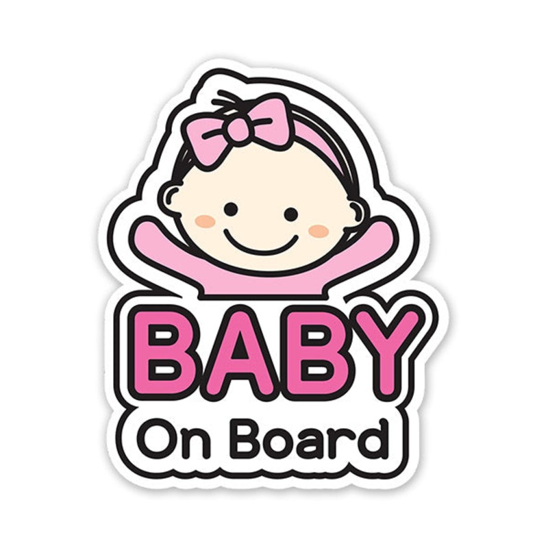 Baby on Board -2  Car Sticker