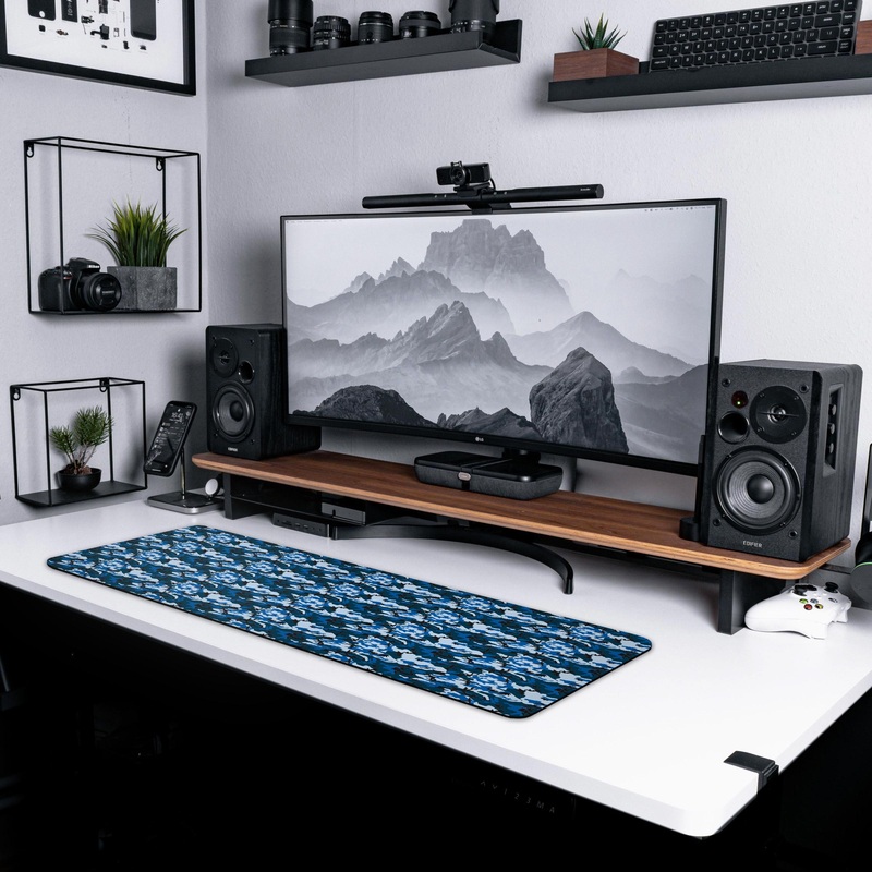 Blue Camo Tech Mat