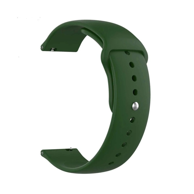 Dark Green Silicone Strap - 20/22 MM