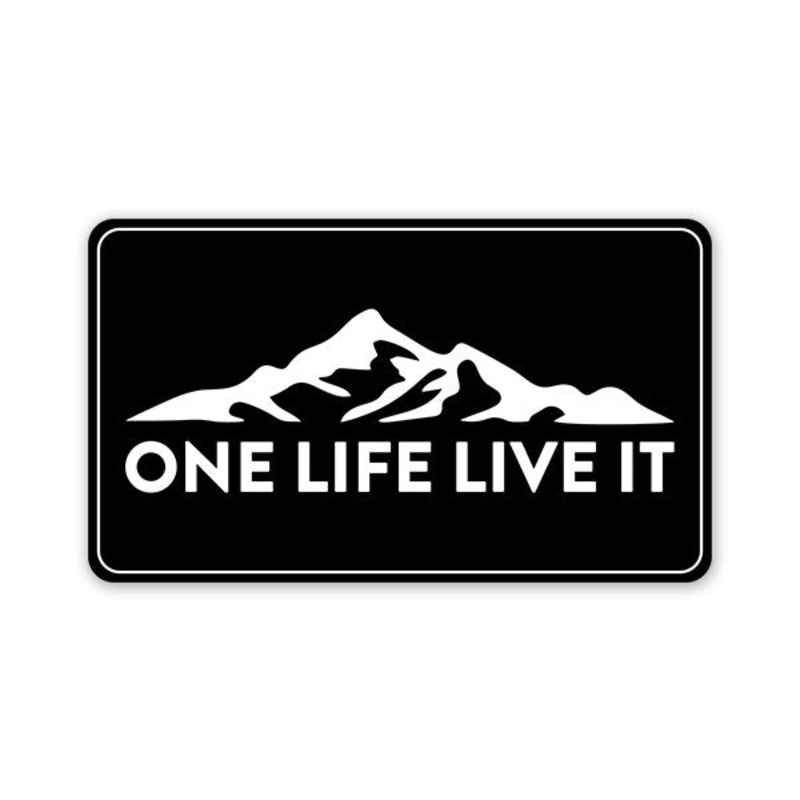 One life live it Car Sticker