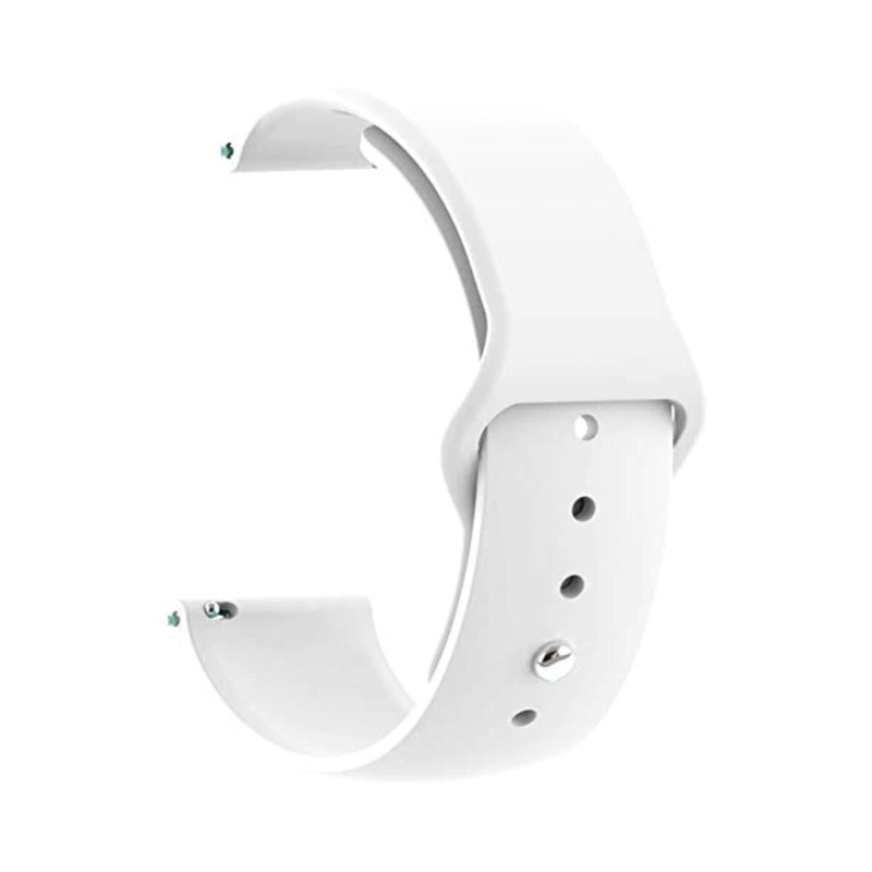 White Silicone Strap - 20/22 MM