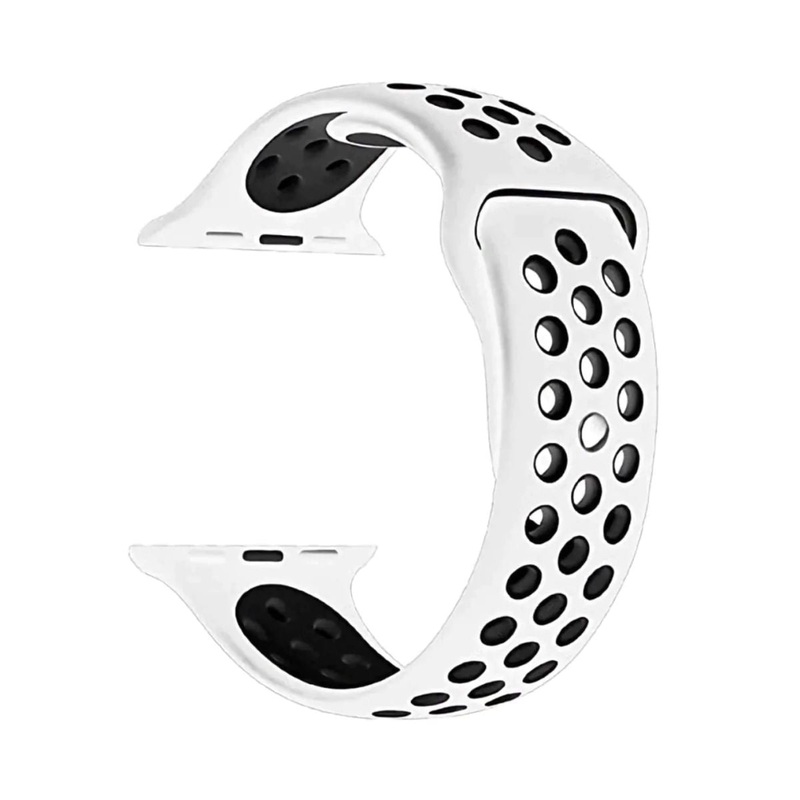 White Sports Silicone Strap - 20/22 MM