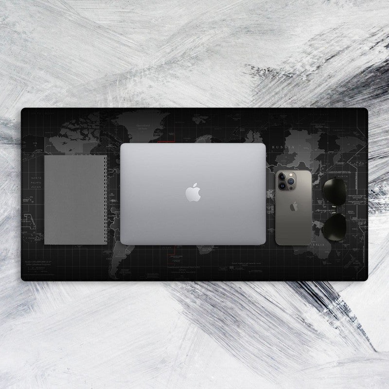 World Map Tech Mat